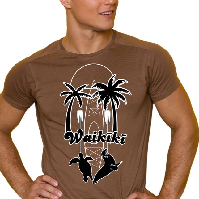 Waikiki Hawaii Summer Travel T Shirt (Skapare uppladdad)
