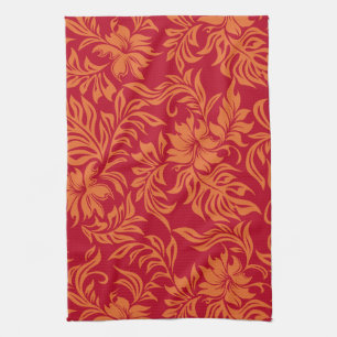 Waikiki Hibiscus Hawaiian Kitchen Towel Kökshandduk