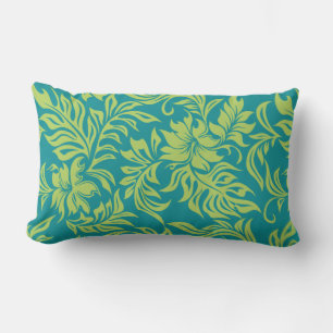 Waikiki Hibiscus Hawaiian Reversible Lumbar Pillow Lumbarkudde