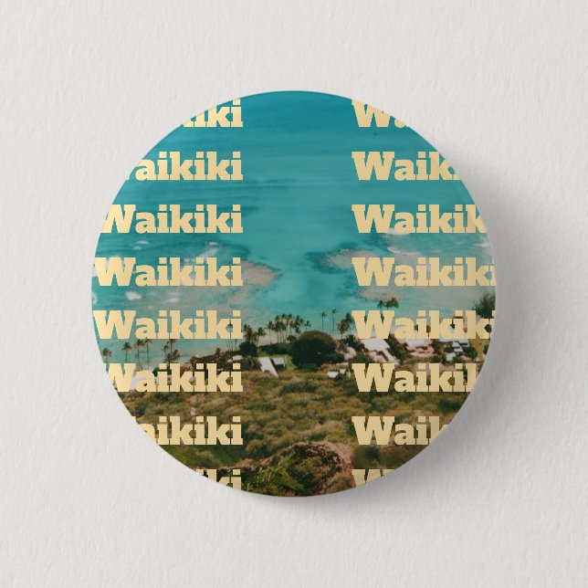 Waikiki, Honolulu, Oahu, Hawaii Knapp (Framsida)