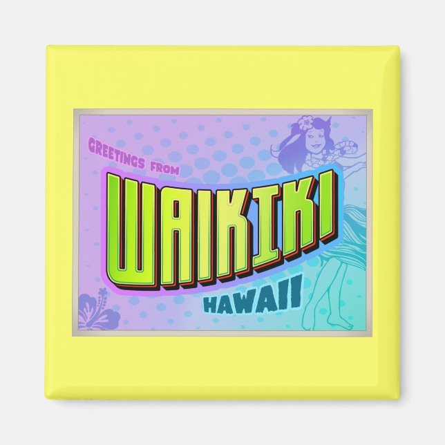 WAIKIKI MAGNET (Framsidan)