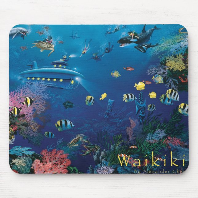 Waikiki Mousepad Musmatta (Framsidan)