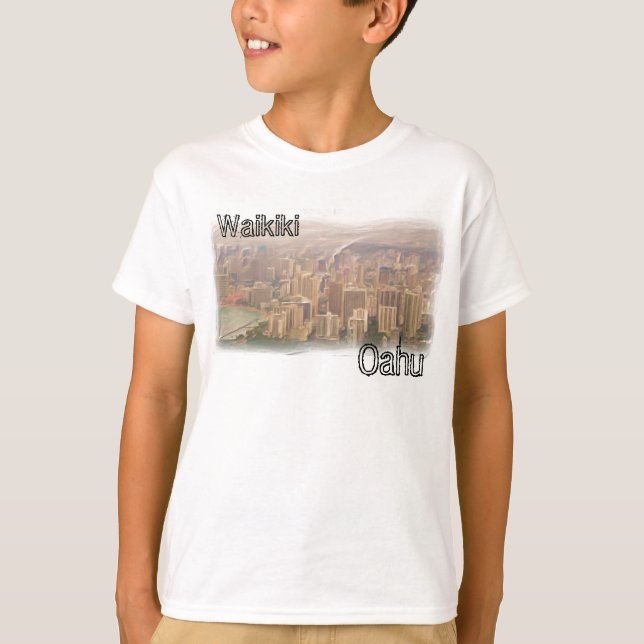 Waikiki Oahu killshirt T-shirt (Framsida)