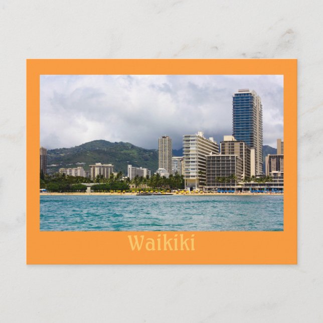 Waikiki Postcard Vykort (Framsida)