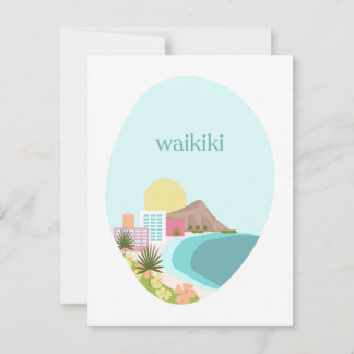 Waikiki Postcard Vykort