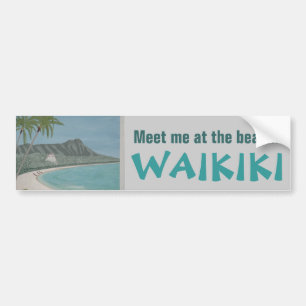 WAIKIKI-stötdekal Bildekal