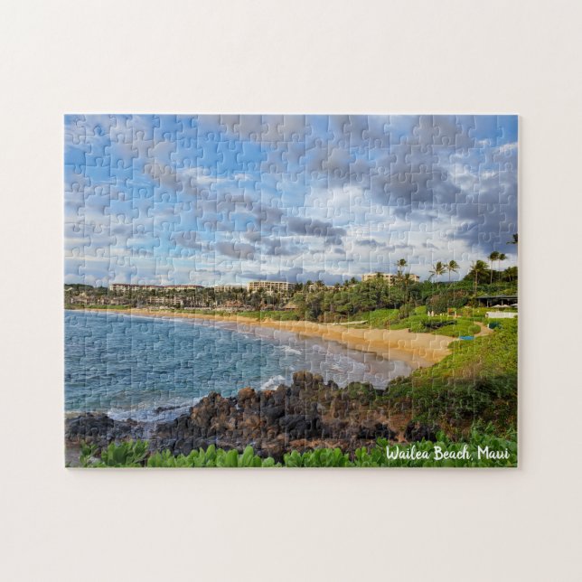 Wailea Beach Maui Hawaii Pussel (Horisontell)