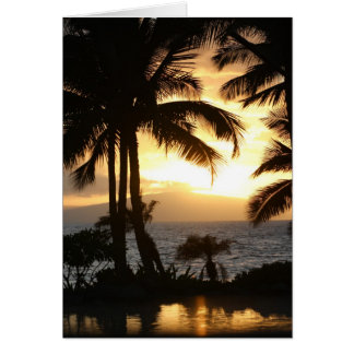 Wailea Sunset Hälsningskort