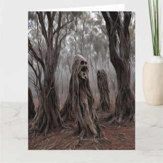 Wailing Ghost Träd Australian Bush Tack Kort