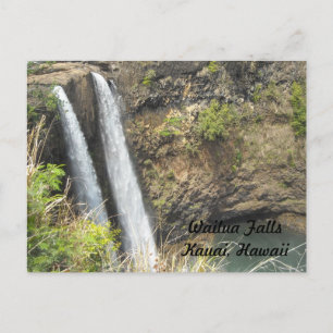 Wailua Falls Kauai, Hawaii Vykort
