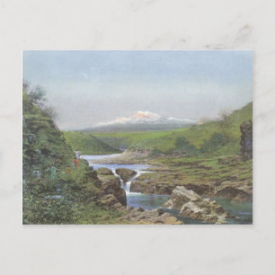 "Wailuku Falls, Hilo" - Jules Tavernier vykort