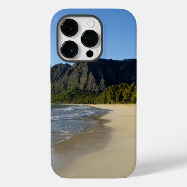 Waimanalo Beach Iphone 14 Pro Fodral (Baksida)