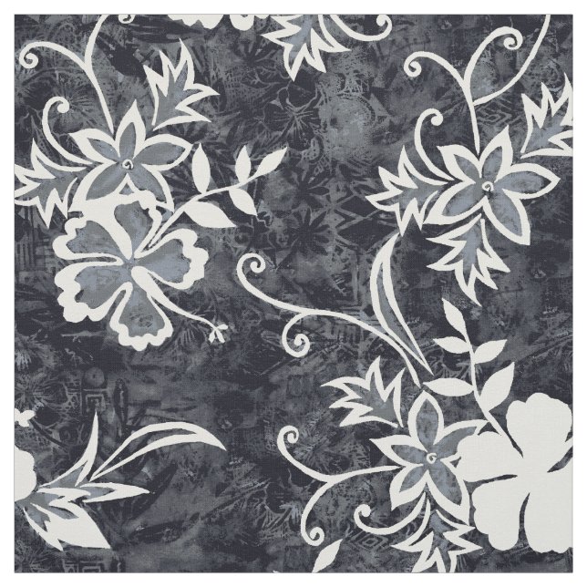 Waimanalo hawaiansk hibiskusBatik Tyg (Provkarta)