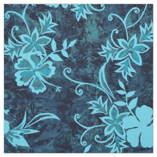Waimanalo hawaiansk hibiskusBatik Tyg