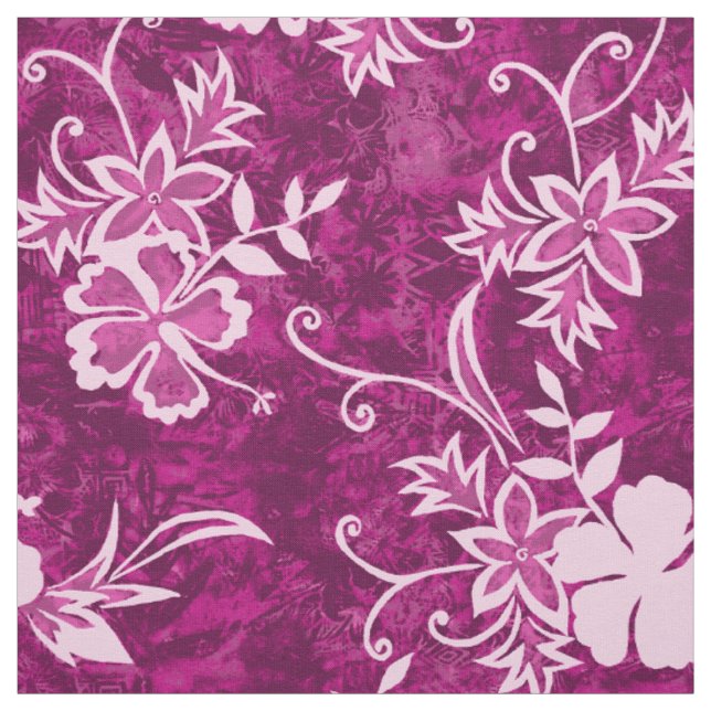 Waimanalo hawaiansk hibiskusBatik Tyg (Provkarta)