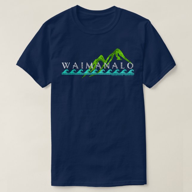Waimanalo Hawaii Graphic Design T-Shirt (Design framsida)