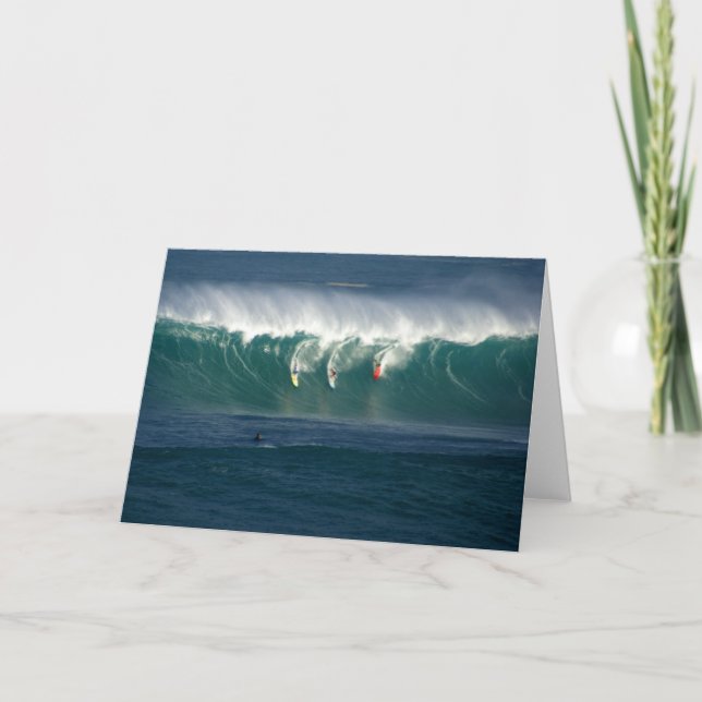 Waimea Bay Hawaii Kort (Framsida)