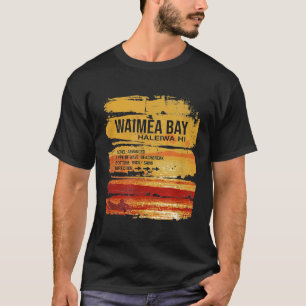 Waimea Bay Hawaii Nordkusten Oahu Surfrapport Haw T Shirt