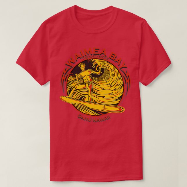 WAIMEA BAY T SHIRT (Design framsida)