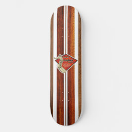 Waimea Bay Vintage Surfa Skateboard