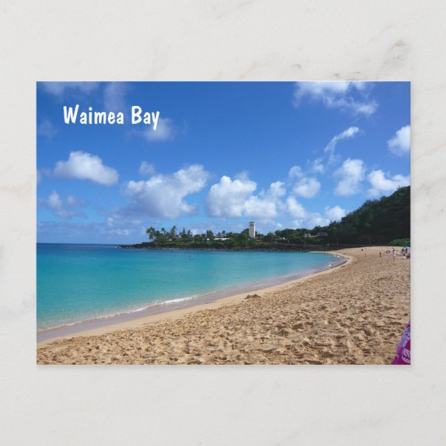 Waimea Bay Vykort (Framsida)