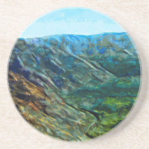 Waimea Canyon 11 Abstrakt Impressionist.jpg Underlägg