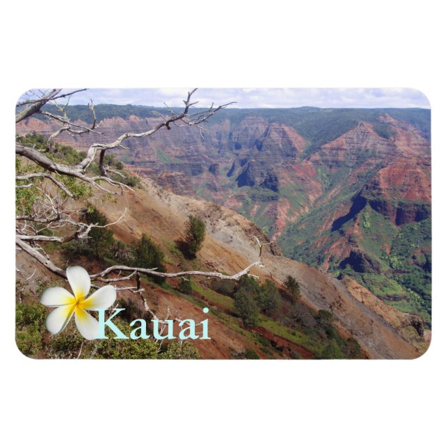 Waimea Canyon 1 Magnet (Horisontell)