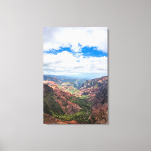 Waimea Canyon Canvastryck