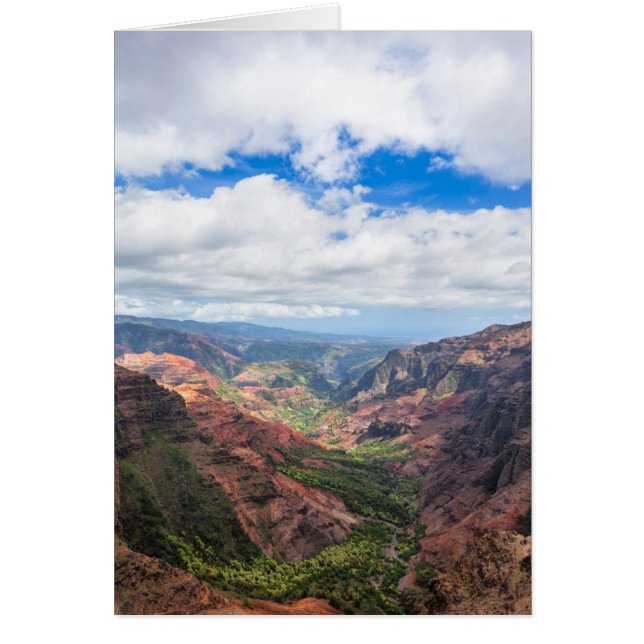 Waimea Canyon Hälsningskort (Framsidan)