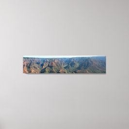 Waimea Canyon Hawaii Panoramic Photography Canvastryck