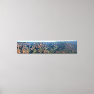 Waimea Canyon Hawaii Panoramic Photography Canvastryck