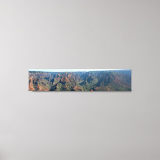 Waimea Canyon Hawaii Panoramic Photography Canvastryck