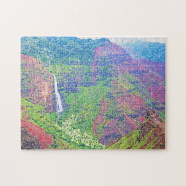 Waimea Canyon - Kauai, Hawaii - 11 x 14 - 252 pcs. Pussel (Horisontell)
