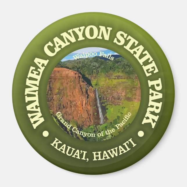 Waimea Canyon SP Magnet (Framsidan)