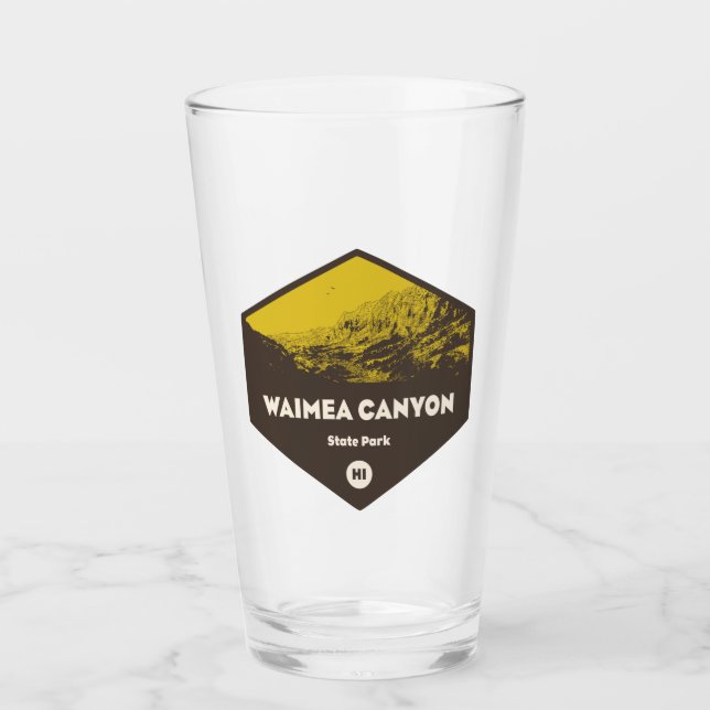 Waimea Canyon State Park Hawaii Glaskopp (Framsida)