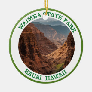 Waimea Canyon State Park, Hawaii Julgransprydnad Keramik