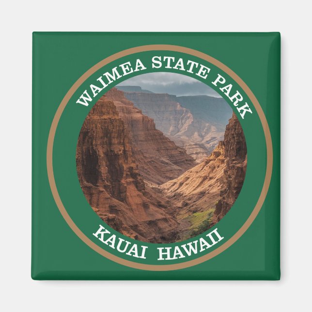 Waimea Canyon State Park, Hawaii Magnet (Framsidan)