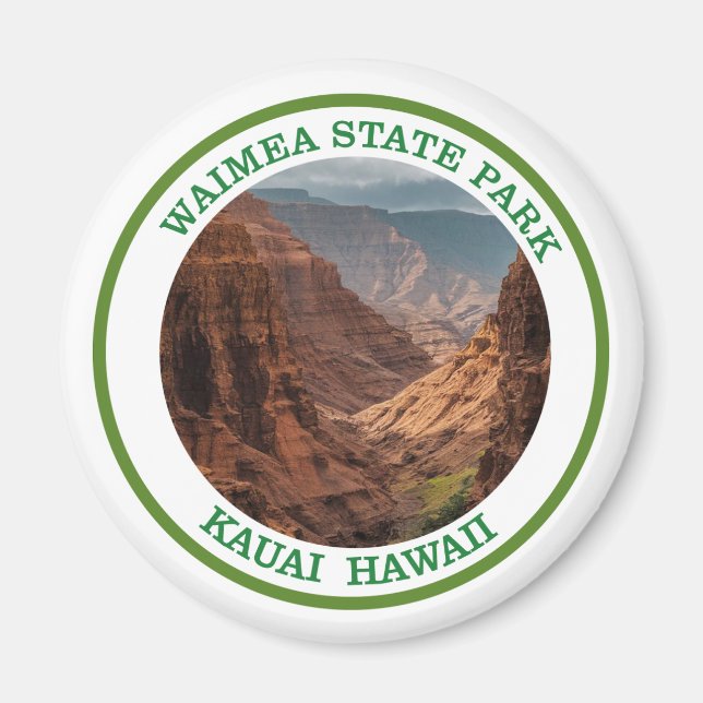 Waimea Canyon State Park, Hawaii Magnet (Framsidan)