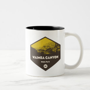 Waimea Canyon State Park Hawaii Två-Tonad Mugg