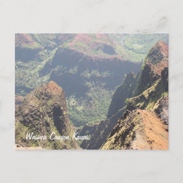 Waimea Canyon Vykort (Framsida)