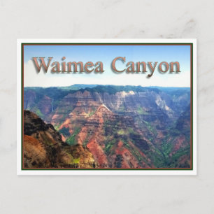Waimea Canyon, vykort
