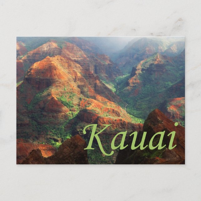 Waimea Canyon-vykort Vykort (Framsida)