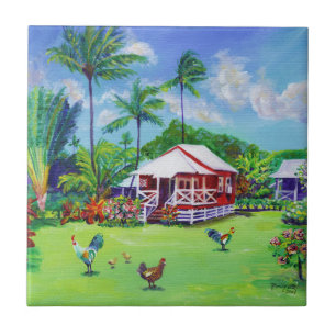 Waimea Plantation Cottage 49 Red House Kakelplatta