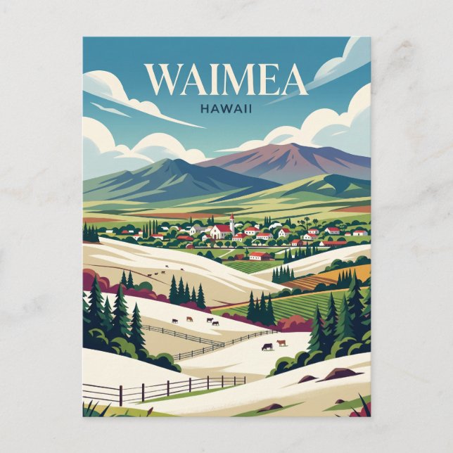 Waimea USA Vykort (Framsida)