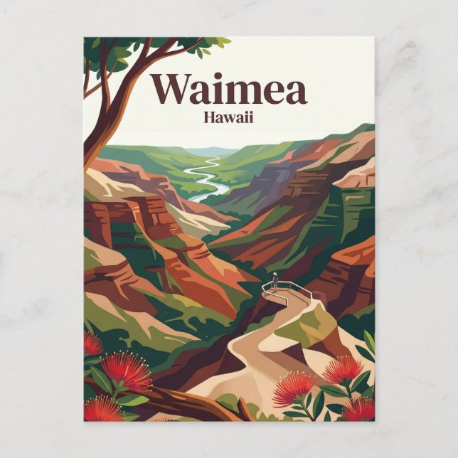 Waimea USA Vykort (Framsida)