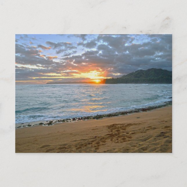 Wainiha Bay, Kauai, Hawaii, Sunrise Vykort (Framsida)
