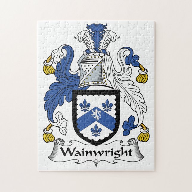 Wainwright familjvapensköld pussel (Vertikal)