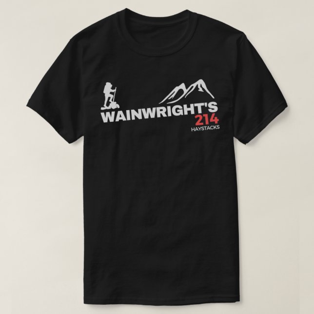 Wainwrights 214 Haystacks T Shirt (Design framsida)