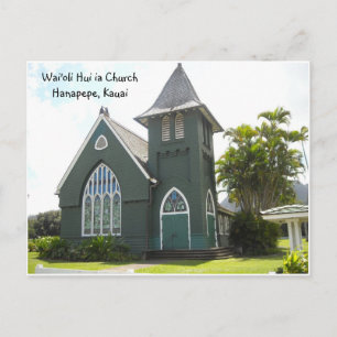 Wai'oli Hui ia Church Vykort