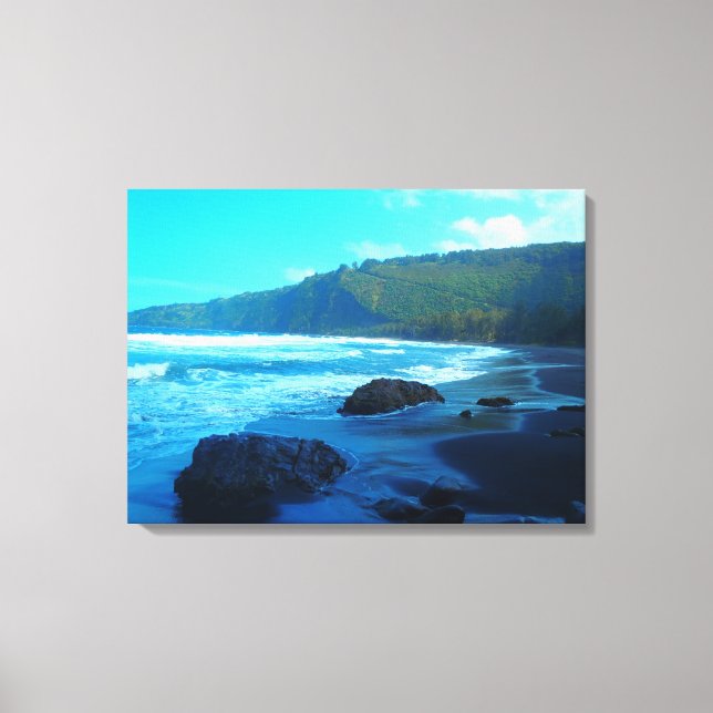 Waipio Valley Big Island Hawaii Scic canvas (Framsida)
